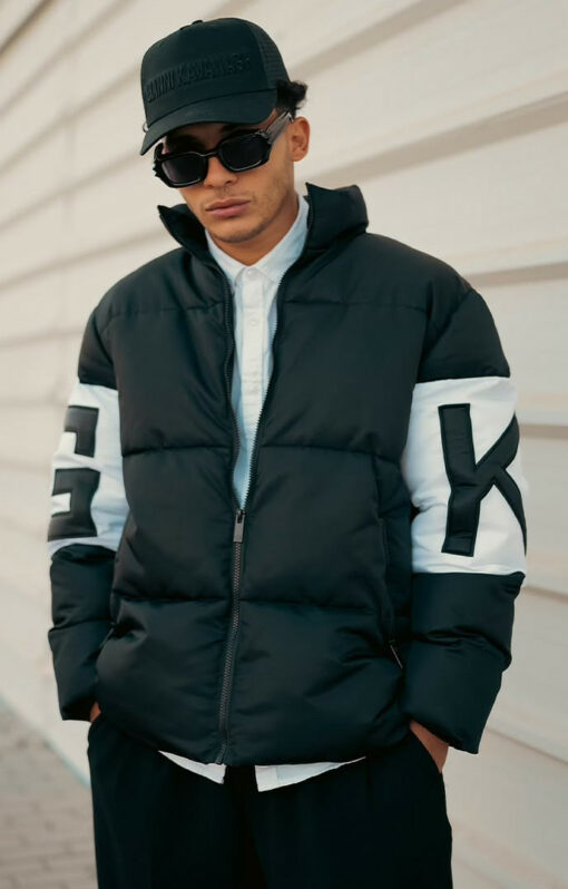 Gianni Kavanagh Black Captain Puffer Jacket