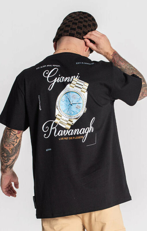 T-shirt Preta Gianni Kavanagh