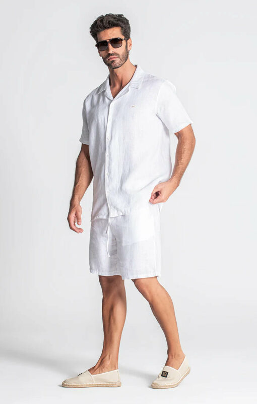 Conjunto de Verão em Linho Branco Gianni Kavanagh