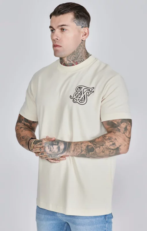 T-Shirt Ecru Logo SikSilk